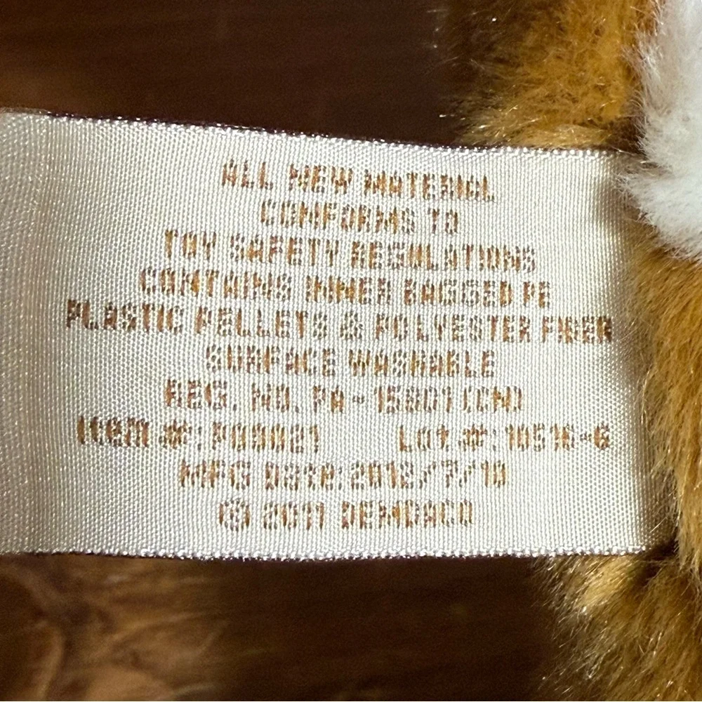 Nat and Jules Boxer Plush Stuffed‎ Animal Puppy Toy 2011 Demdaco